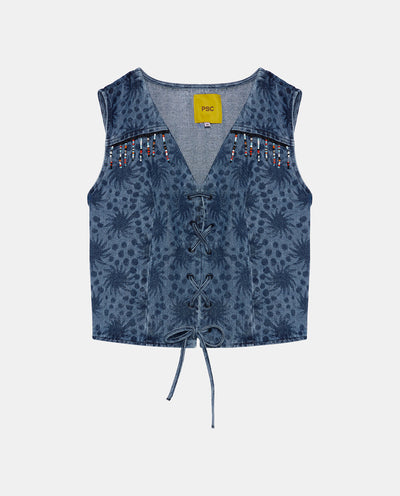 Beaded Sun Vest